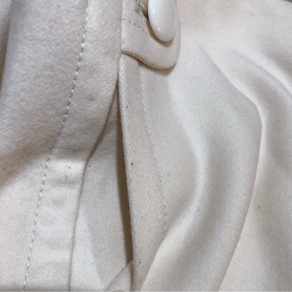 J. Crew Ivory 100% Wool Blend Skirt w/POCKETS 2 - Picture 6 of 7